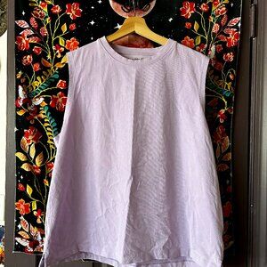 Both& Gender Neutral Purple Muscle Tank XXXL